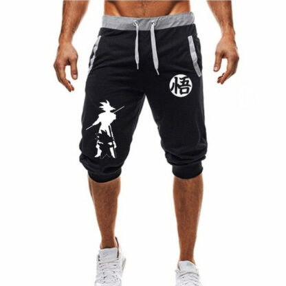 Dragon Fighter Ultra Instinct Shorts Black and White - Superhero Gym Gear