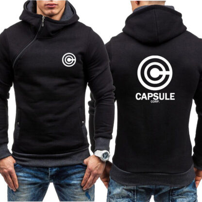 Dragon Capsule Final Form Side Zip Hoodie Black - Superhero Gym Gear