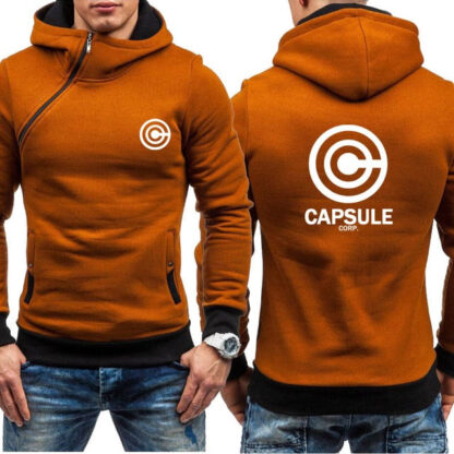 Dragon Capsule Final Form Side Zip Hoodie Saturated Brown - Superhero Gym Gear