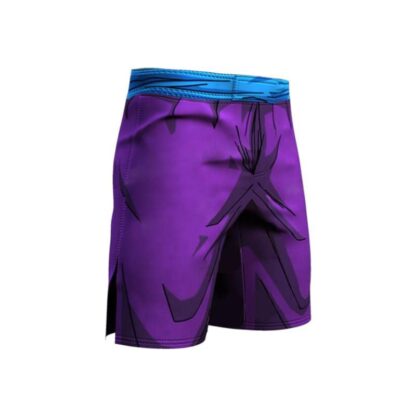 Dragon Warrior Purple Men's Compression Shorts - FitKing