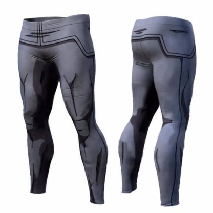 Dragon Gray Men's Leggings - FitKing