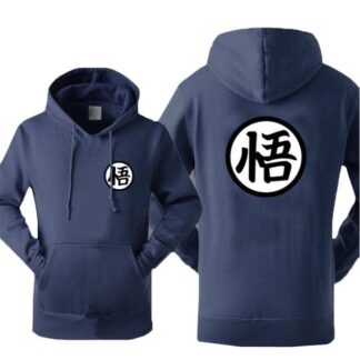 Dragon Warrior Hoodie Dark Blue - FitKing