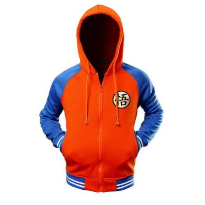 Dragon Warrior Orange Hoodie - FitKing