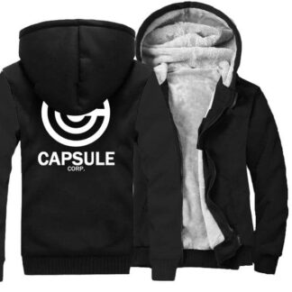 Dragon Thick Winter Capsule Hoodie Black - FitKing