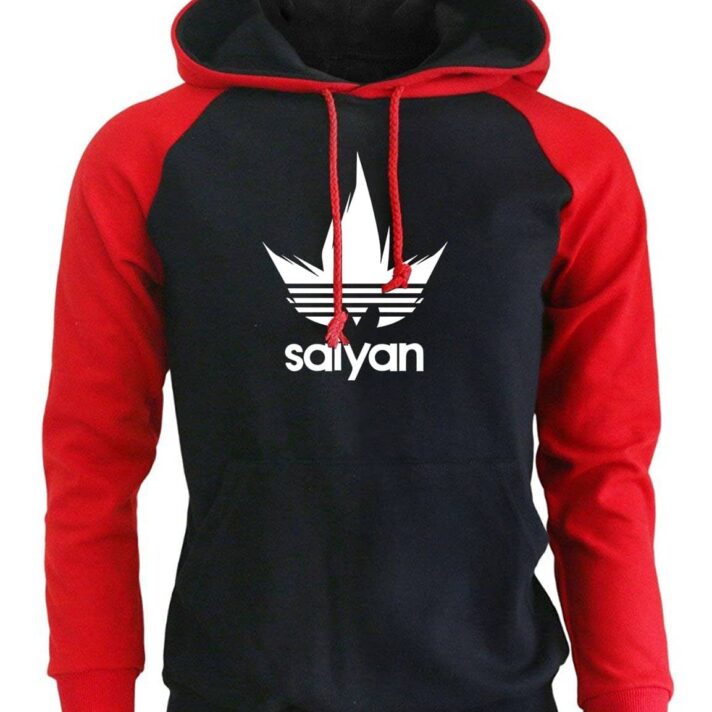 Dragon Saiyan Hoodie Collection Red and Black - FitKing