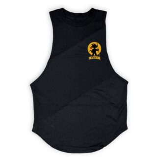 Dragon Warrior Cross Seam Tank Black - FitKing