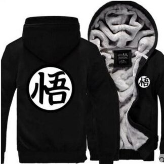 Dragon Warrior Thick Winter Hoodie Black - FitKing