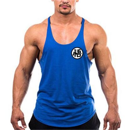 Dragon Simple Workout Tank Blue - Superhero Gym Gear