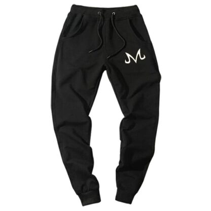 Majin Demon Joggers Black and White - Superhero Gym Gear