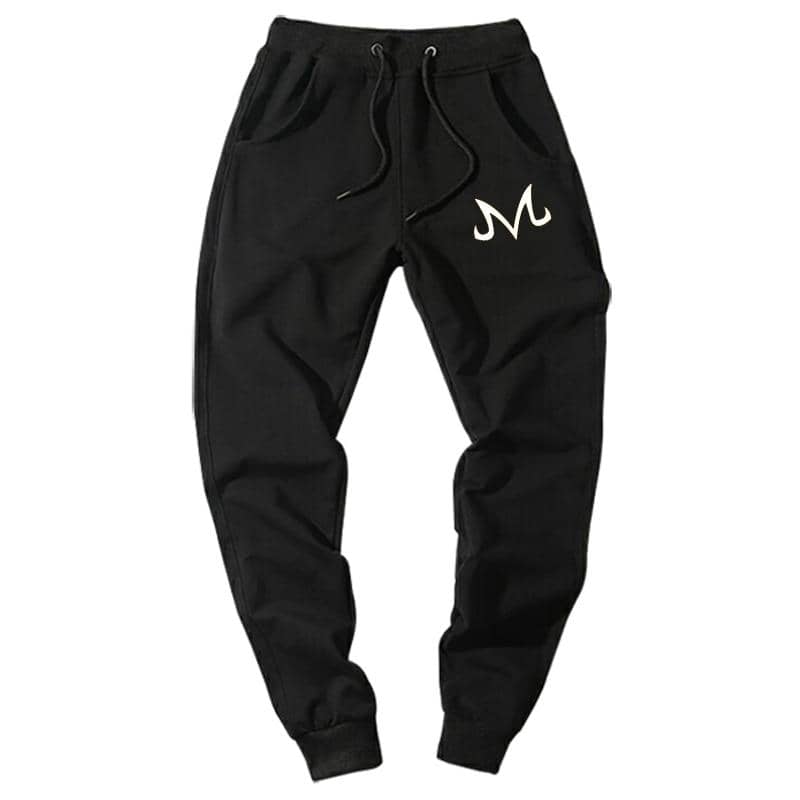 Majin Demon Joggers Black and White - Dragon Z Fit