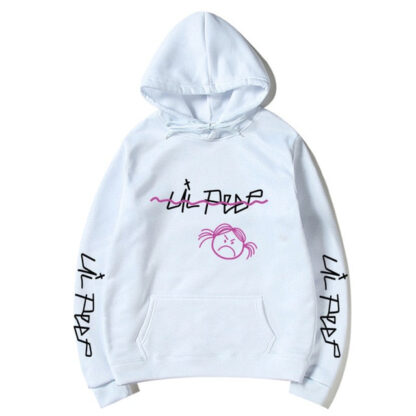 Lil Peep Sad Face Pullover Hoodies Multiple Colors - Superhero Gym Gear