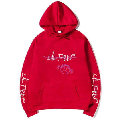 Lil Peep Sad Face Pullover Hoodies Multiple Colors - Superhero Gym Gear