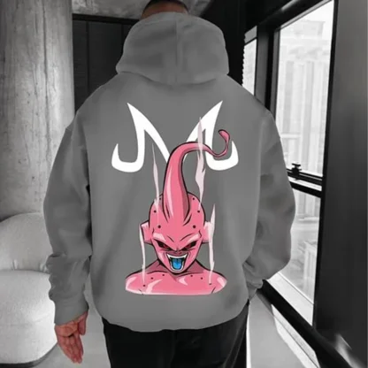 Majin Buu Graphic Hoodies Fleece - Oversized Dragon Z Hoodie - Image 14