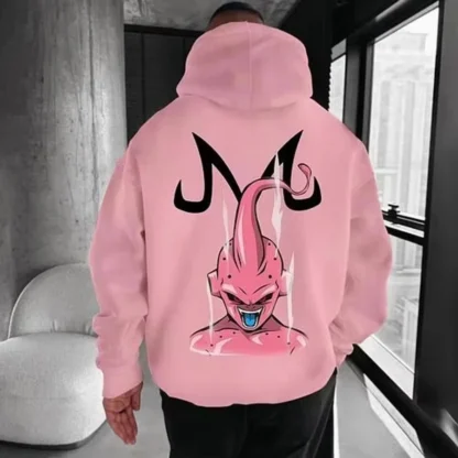 Majin Buu Graphic Hoodies Fleece - Oversized Dragon Z Hoodie - Image 11