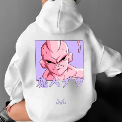 Majin Buu Graphic Hoodies Fleece - Oversized Dragon Z Hoodie - Image 12