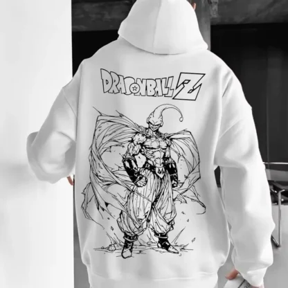 Majin Buu Graphic Hoodies Fleece - Oversized Dragon Z Hoodie - Image 10